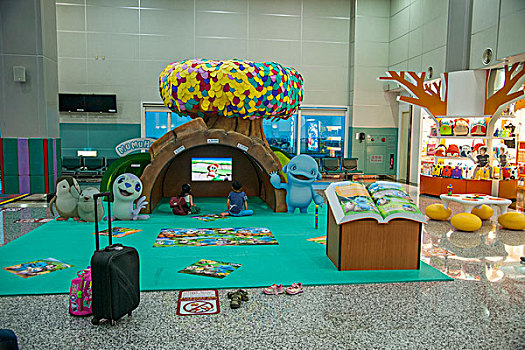 台湾桃园国际机场航站楼儿童乐园区