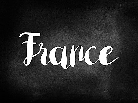 法国,书写,黑板