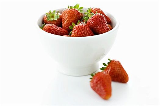 新鲜,草莓,碗