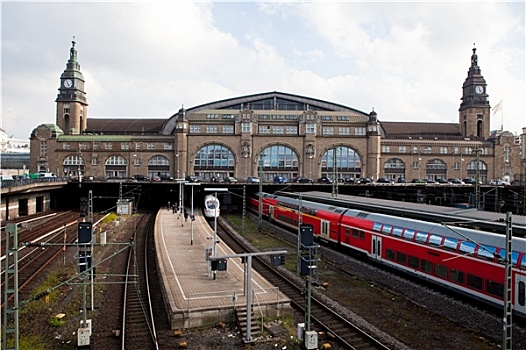 汉堡市,法兰克福火车站,中心,火车站,德国