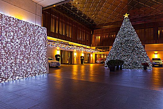 酒店,圣诞树