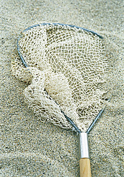 渔网,沙滩