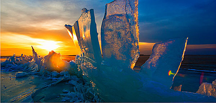 壮美黑龙江-向阳湖冰景