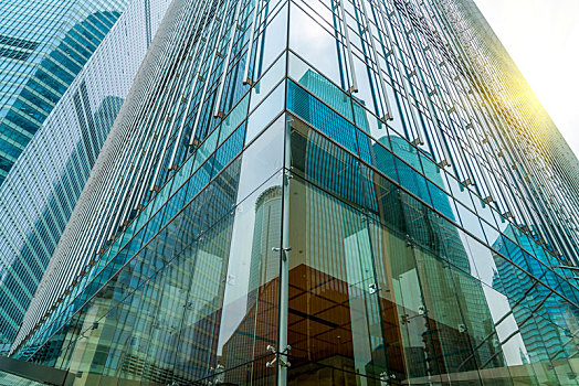 现代建筑玻璃幕墙