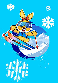 兔子滑雪
