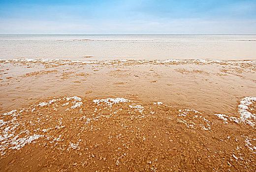 碎片,冰,空,沙,海岸,波罗的海