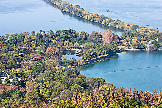 花港观鱼全景