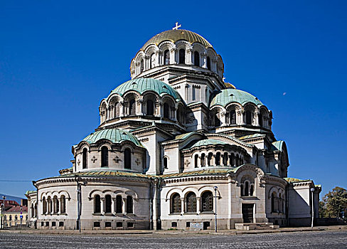亚历山大涅夫斯基大教,索非亚,保加利亚,欧洲