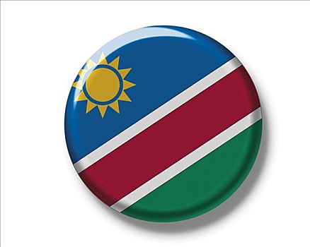 扣,徽章,旗帜,纳米比亚