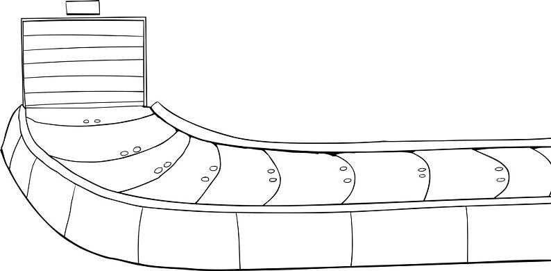 轮廓,行李传送带,行李认领,旋转木马,闭门_高清图片_全景视觉
