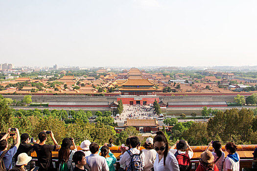 故宫博物馆远景全景