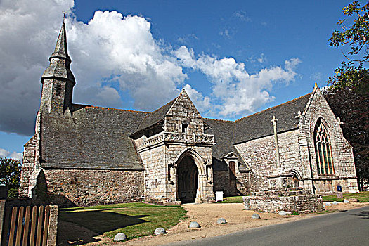 法国,布列塔尼半岛,小教堂,13世纪