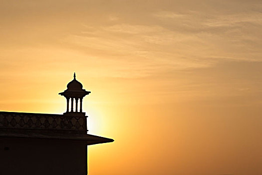 印度,拉贾斯坦邦,地区,黄昏