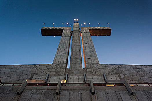 智利,纪念建筑,黄昏