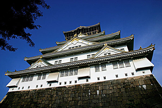 宫殿,大阪,日本,亚洲