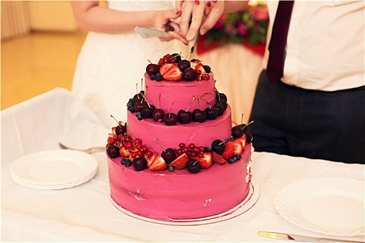 婚礼蛋糕,水果