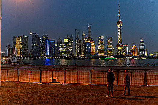 北外滩看陆家嘴夜景