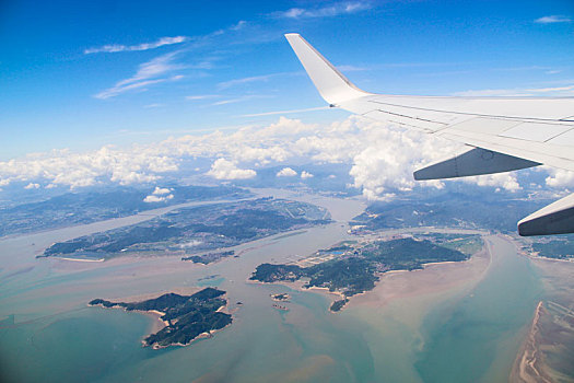 飞机旅行,航拍