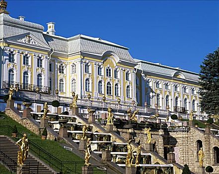 颐和园,彼得宫,俄罗斯