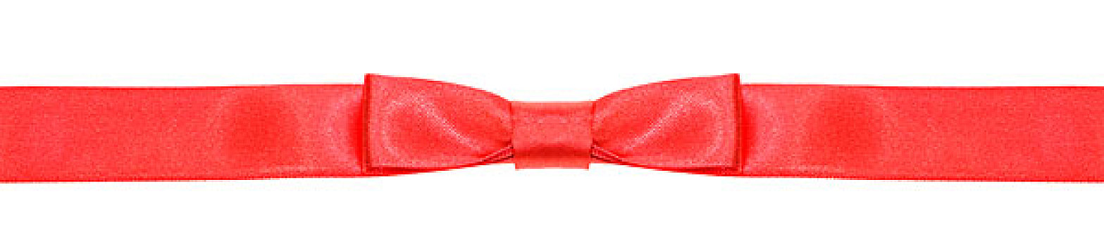 对称,红色,蝴蝶结,打结,狭窄,丝绸,丝带