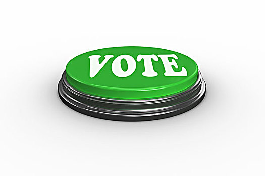 投票,电脑合成,绿色,按键