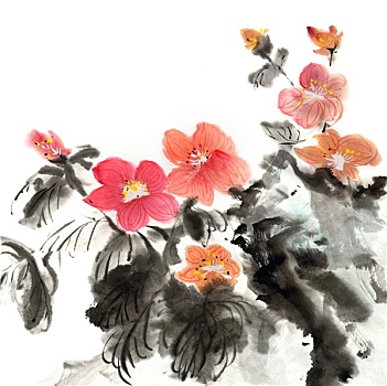 彩色,國畫