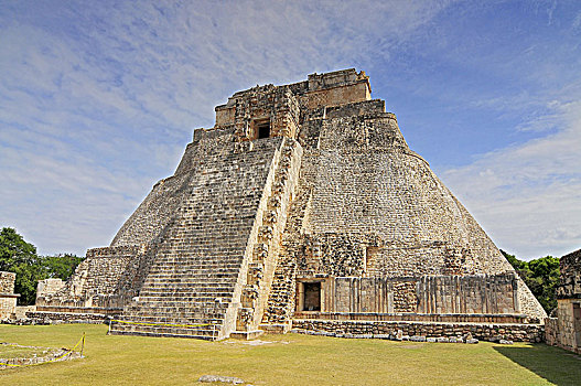 巫师金字塔,金字塔,中美洲文明,古老,前哥伦布时期,城市,乌斯马尔,墨西哥