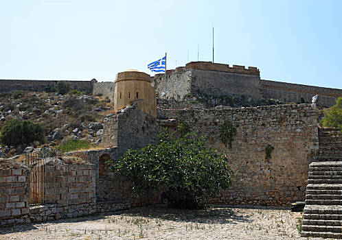 要塞,纳夫普利翁,阿格利司,伯罗奔尼撒半岛,希腊
