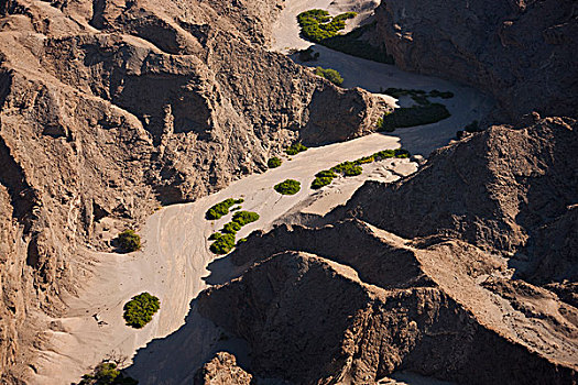 干燥,河床,纳米布沙漠,纳米比诺克陆夫国家公园,纳米比亚
