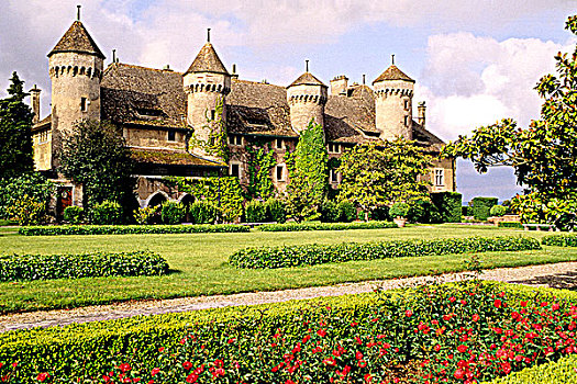 法国,隆河阿尔卑斯山省,上萨瓦,城堡,15世纪