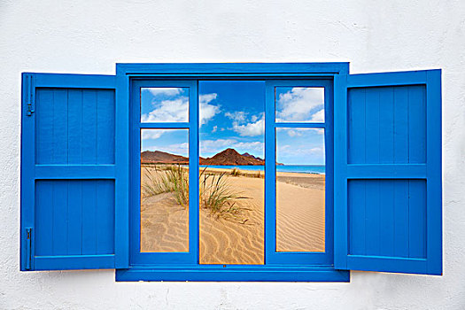 艾美利亚,风景,窗户,海滩,照片