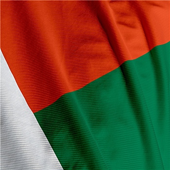 马尔加什,旗帜,特写
