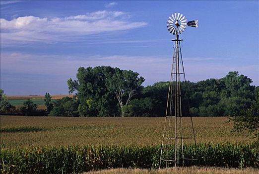 工业风车,地点,堪萨斯,美国