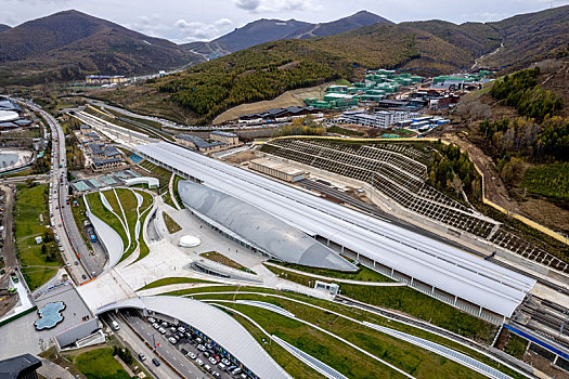 河北张家口,崇礼区太子城火车站