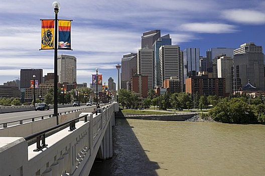中心街大桥,卡尔加里,艾伯塔省,加拿大