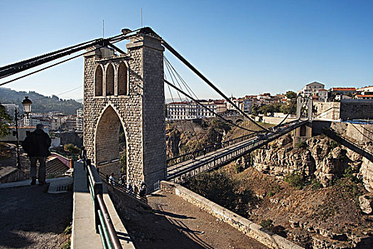 吊桥,峡谷,阿尔及利亚
