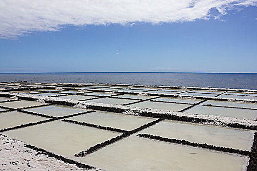 盐厂,南方,岬角,帕尔玛,加纳利群岛,西班牙,欧洲