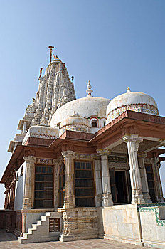仰视,庙宇,比卡内尔,拉贾斯坦邦,印度