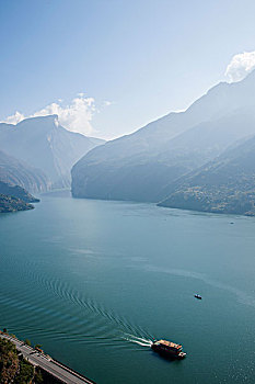 长江三峡奉节江河水域