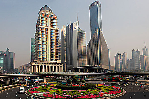 城市天际线,上海,中国