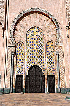 哈桑二世清真寺,大清真寺,哈桑二世,卡萨布兰卡,摩洛哥,北非,非洲