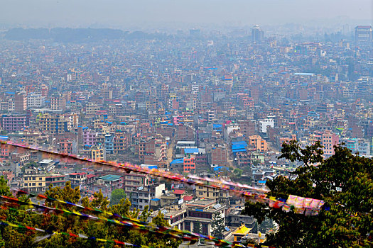 尼泊尔加德满都城市建筑