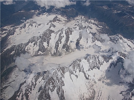阿尔卑斯山,冰河
