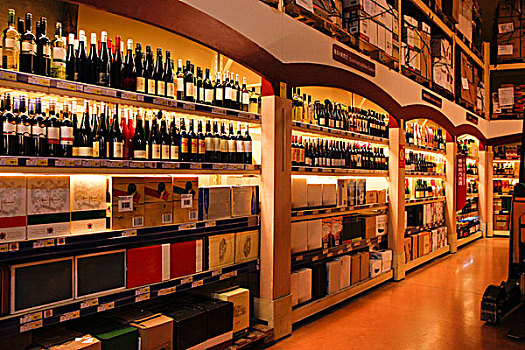 北京超市酒类饮品区