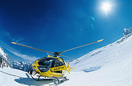 救助,直升飞机,奥地利,阿尔卑斯山
