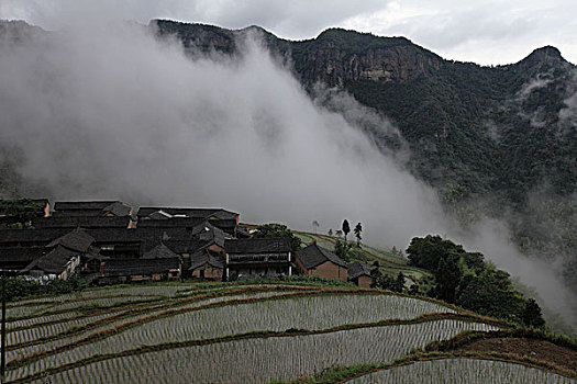 浙江山村风景