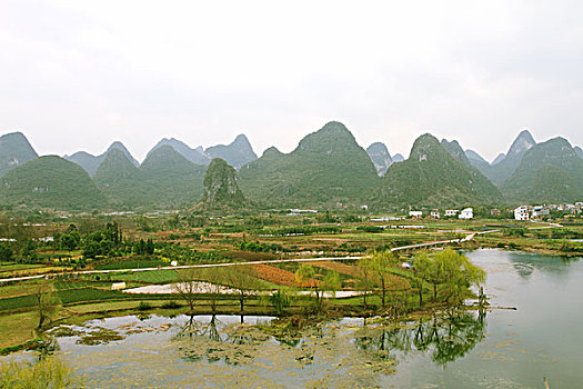 桂林丽江山水