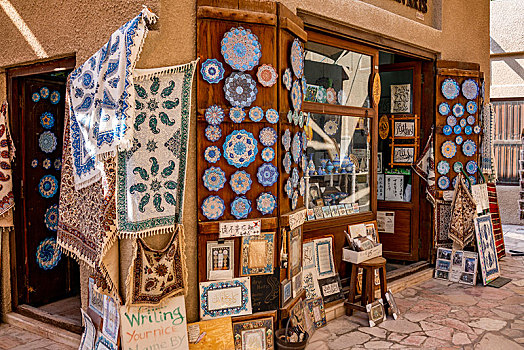 阿联酋迪拜阿法迪历史街道小商品市场
