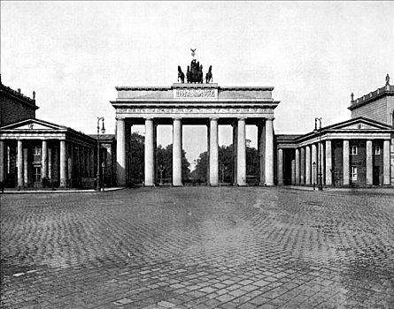 勃兰登堡门,柏林,1893年,艺术家