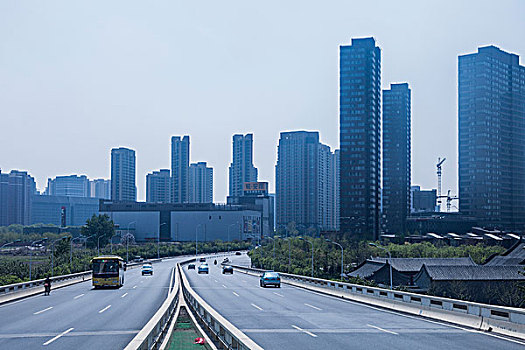 天津海河城市风光